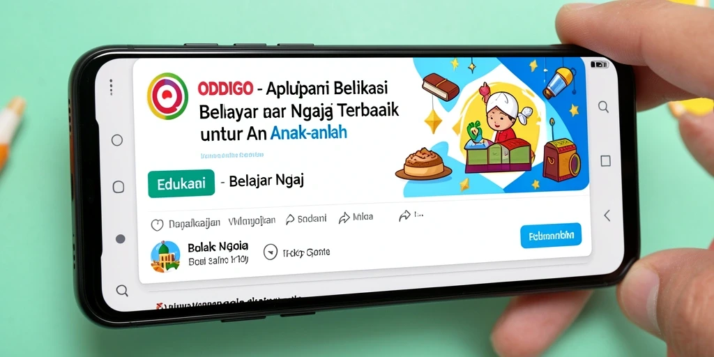 Tampilan ODDIGO yang interaktif dan ramah anak.