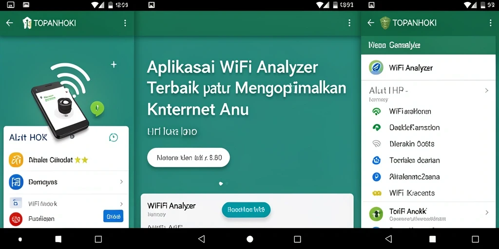 Antarmuka TOPANHOKI menampilkan analisis lengkap tentang jaringan WiFi.