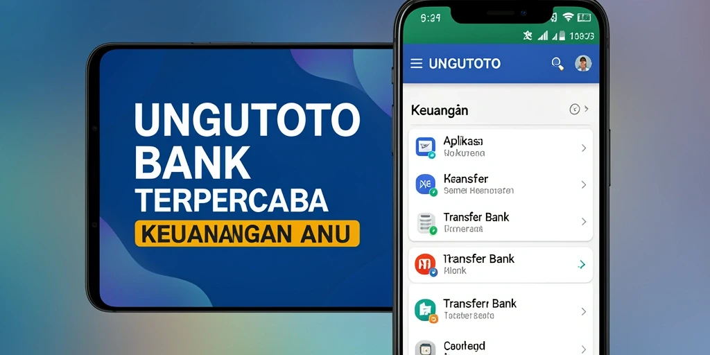 Tampilan antarmuka aplikasi UNGUTOTO yang sederhana dan efisien.
