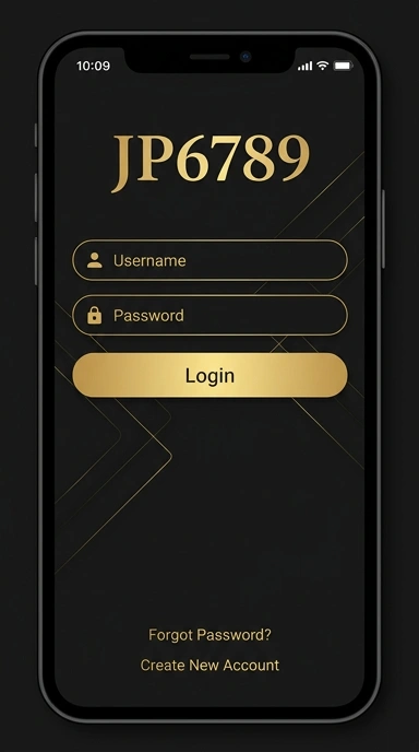 Tampilan halaman login jp6789